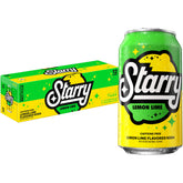Starry Lemon Lime Soda can front highlights caffeine-free refreshment.