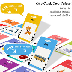 Startcan Talking Flash Cards animal cards with sounds for pretend play