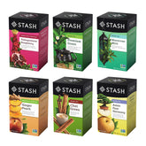 STASH Green Tea Variety Pack Pomegranate Raspberry tea bags for a fruity caffeine lift.