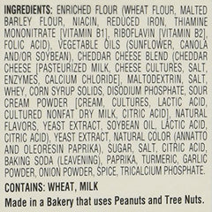 Stauffer's Whales cheddar crackers kid lunch pack image highlights shareable snack.