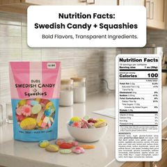 STEYDA squashies bubblegum closeup soft chewy texture ideal for sharing