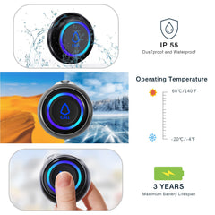 STECHRO Caregiver Pager communication range across rooms and spaces.