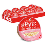 Stella & Chewy's Lil Bites Stews packaging for small breeds, convenient cups for quick meals.