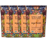Stellar Snacks Maui Monk pretzel braids 4-pack packaging and resealable bag