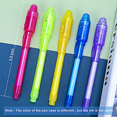 STENDA party-favor spy ink pen at a festive gathering