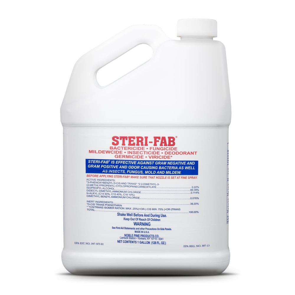 Steri-Fab all-in-one disinfectant bottle for quick, multi-surface cleaning