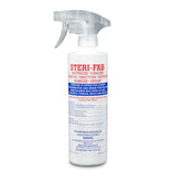 Steri-Fab all-in-one spray bottle demonstrates quick-drying disinfection and pest control at home