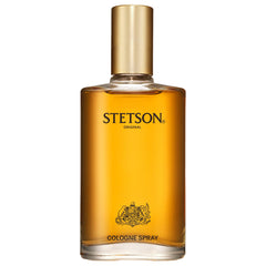 Stetson Original bottle side angle shows timeless, travel-friendly design