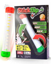 Stickflip flip arena demonstrates fast, screen-free play with instant feedback.