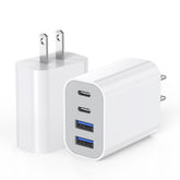 StinkLight USB fast charging block front view with four ports for quick charging