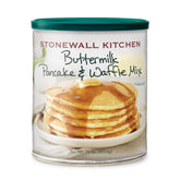 Stonewall Kitchen Buttermilk Pancake Mix packaging ready for a quick weekend breakfast.