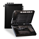 StopBox USA Pro full-size exterior view for secure handgun storage on the go.