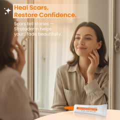 Old vs new scar comparison with Strataderm gel
