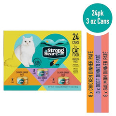 Strongheart chicken 3oz can closeup highlights savory flavor for everyday dining.
