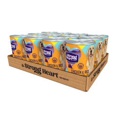 Strongheart chicken and rice wet dog food can ideal for daily meals.