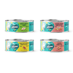 Strongheart texture variety pate-shreds closeup to engage picky eaters