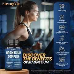 StrongVit zinc and vitamin D3 bottle highlighting immune and bone health focus.