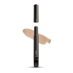 Stryx Concealer Tool in light cognac applied in hand for quick, natural concealing