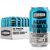 Stubborn Soda Agave Vanilla Cream 12oz cans ready to enjoy anytime