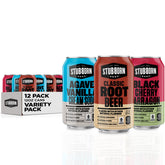 Stubborn Soda variety pack with three flavors for sharing.