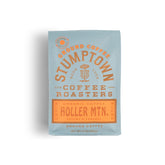 Stumptown Holler Mountain Ground Coffee bag front with aroma promise for mornings