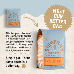 Stumptown Holler Mountain pour-over setup for bright, versatile drip coffee