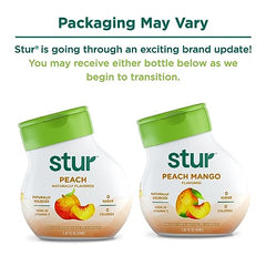 Stur Peach Mango uses real fruit extracts for a natural taste without artificial sweeteners.
