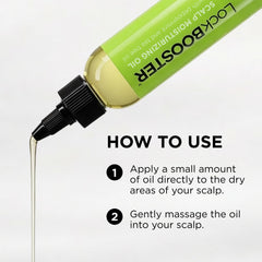 Style Factor LockBOOSTER applied to scalp during braid maintenance.