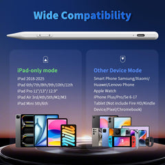 Palm rejection in iPad mode enables natural, comfortable drawing