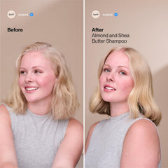 Damage-prone hair nourished by Suave formula for daily care