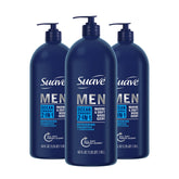 Suave Men Ocean Charge bottle with pump for quick, mess-free showers