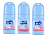 Suave roll-on powder anti-perspirant 3-pack bottle pour delivers all-day freshness.