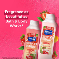 Suave Tropical Coconut conditioner bottle softening frizz and curls.