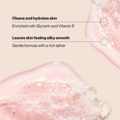 Fragrance notes of cherry blossom and jasmine in Suave body wash