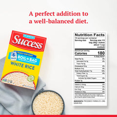 Success Boil-in-Bag Rice microwave-cooking option in action for fast meals.