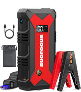 SUCFOCUS 4000A jump starter front view with compact design.