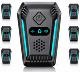 SUCGLES ultrasonic mouse repeller front view showing safe, poison-free indoor protection