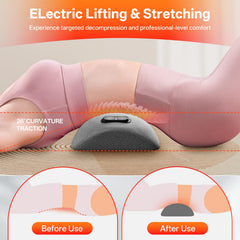 SUDAHIA lumbar pillow heat function highlights soothing warmth