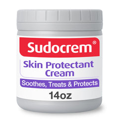 Sudocrem diaper rash cream tube provides gentle protection for delicate baby skin