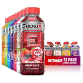 SueroX zero sugar electrolyte bottle pour for quick hydration after workouts