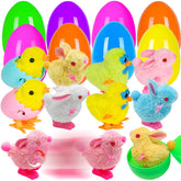 Sufuplay jumbo Easter egg wind-up chicks for Easter hunts