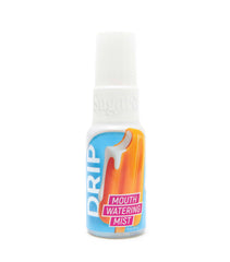 SUGAR SPLASH Drip orange creamsicle spray bottle delivers quick moisture for dry mouth.