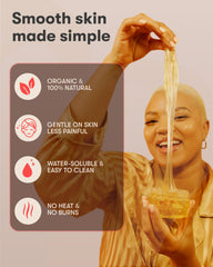 Sugardoh reusable applicator enables precise, low-waste application.