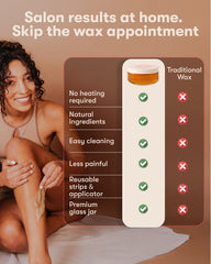 Sugardoh reusable cloth strips demonstrate durable, eco-friendly waxing tools.