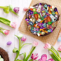 Sugaridge individually wrapped chocolates highlight freshness while sharing at parties.