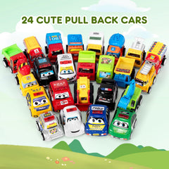 SUGFUT pull-back cars offer kinetic play without batteries.