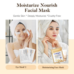 Suhctuptx Spa Box oatmeal mask for gentle exfoliation and soothing comfort