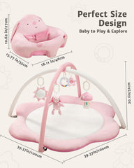 suihuooo rabbit-seat for babies supports sitting and comfort