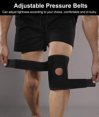 SUJAYU open patella design eases pressure on the kneecap for comfort.