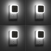 Sujeet Night Light in hallway outlet provides gentle guidance at night